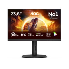 AOC Gaming 24G4X 24" Full HD 1920 x 1080 Monitor - 180Hz, HDMI, DisplayPort, Pivot - Optimal Gaming Experience!